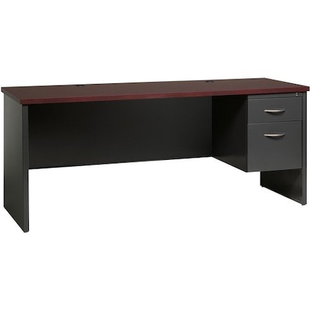 Lorell DESK, 24inX72in RH PED, CH/MH LLR79162